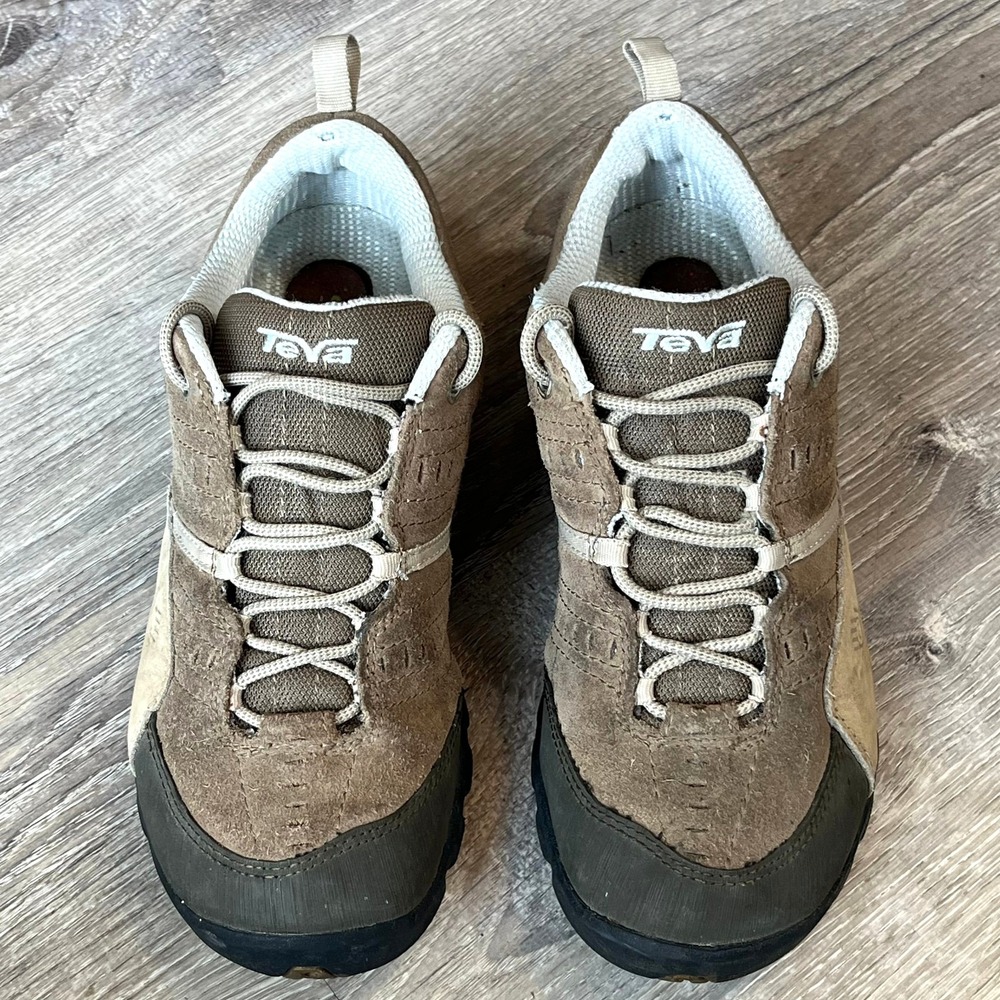 Teva Redpoint II Suede Trail Hiking Shoes Brown Womens 7 UK 5.5 EU 33